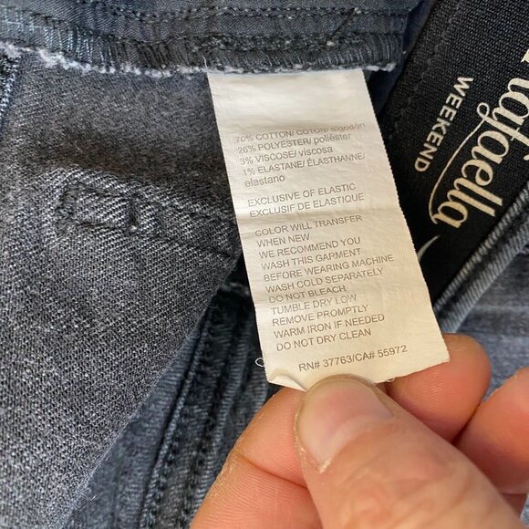 Rafaella Women's Jeans Size 12 Slimming Fit Gray Cotton Blend - Picture 8 of 11